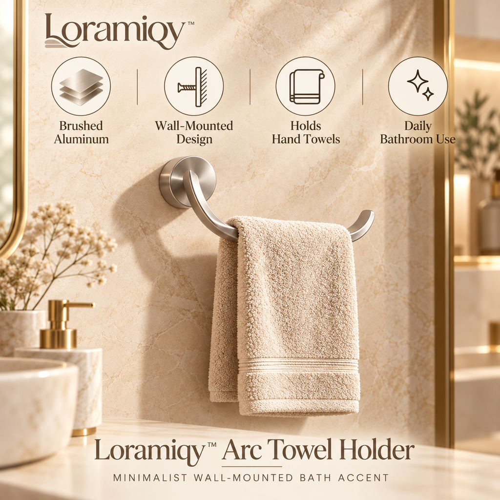 Loramiqy™ Arc Towel Holder