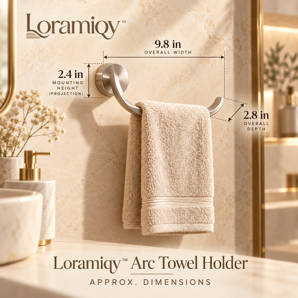 Loramiqy™ Arc Towel Holder