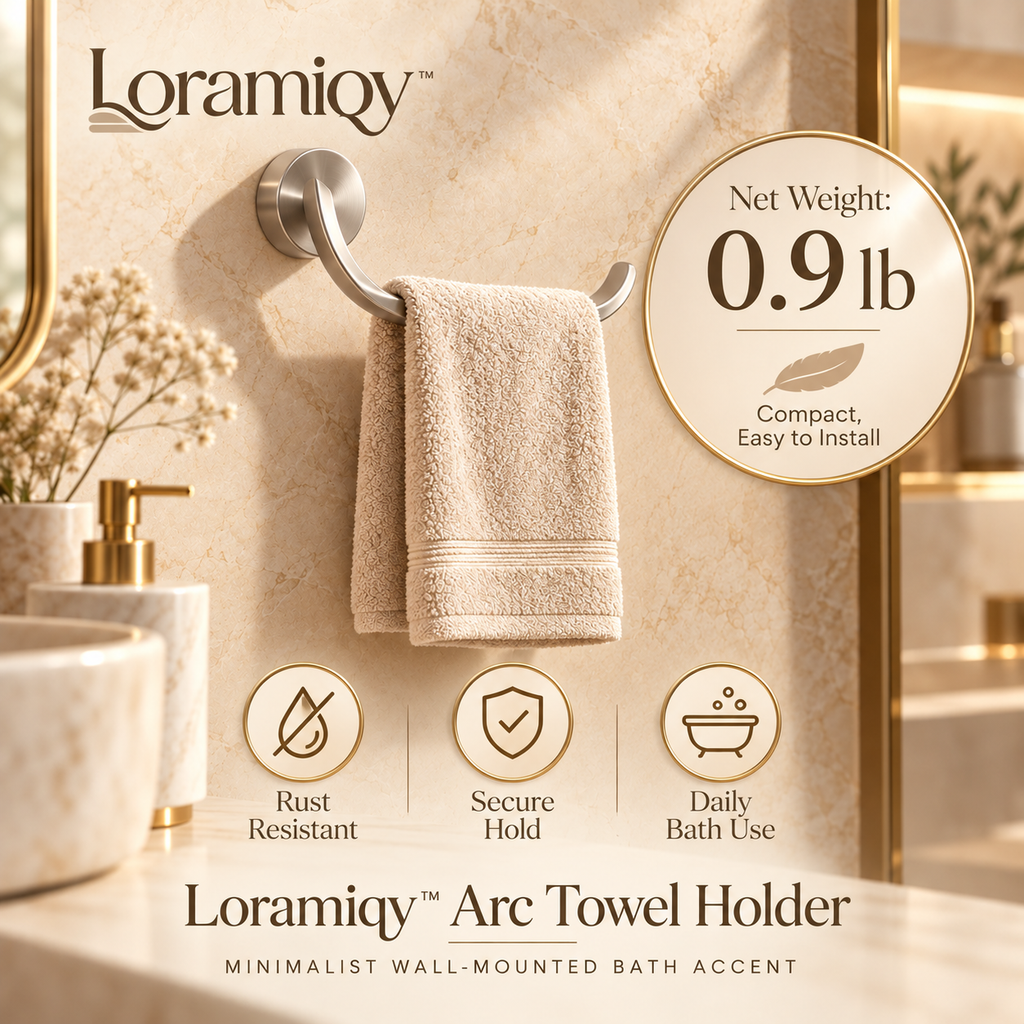 Loramiqy™ Arc Towel Holder