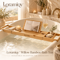 Loramiqy™ Willow Bamboo Bath Tray