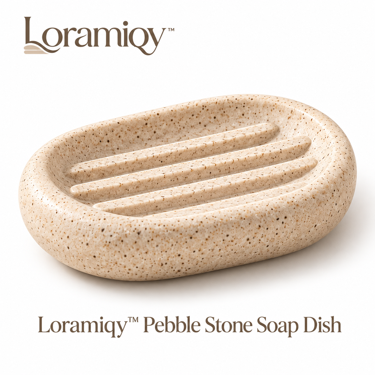Loramiqy™ Pebble Stone Soap Dish