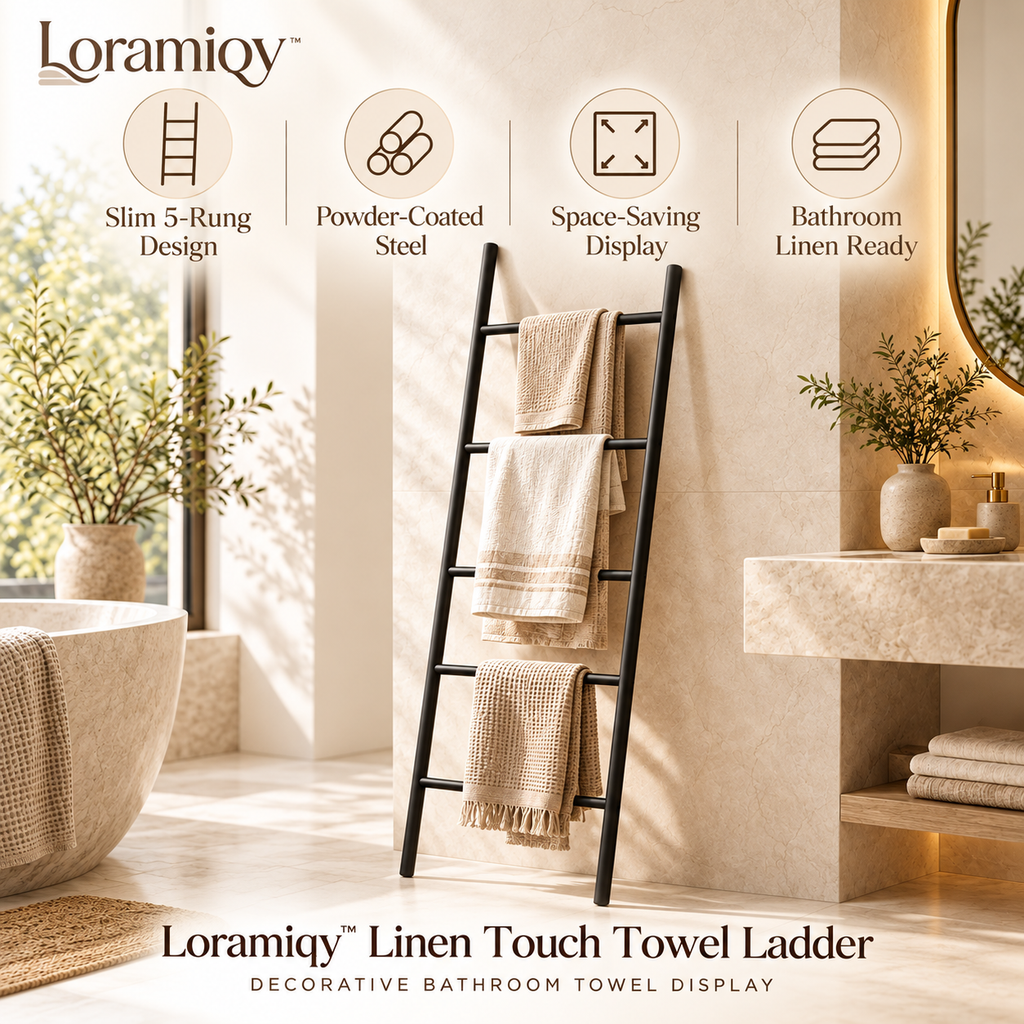 Loramiqy™ Linen Touch Towel Ladder