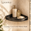 Loramiqy™ Cove Corner Shower Shelf