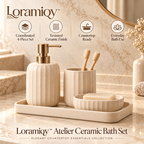 Loramiqy™ Atelier Ceramic Bath Set