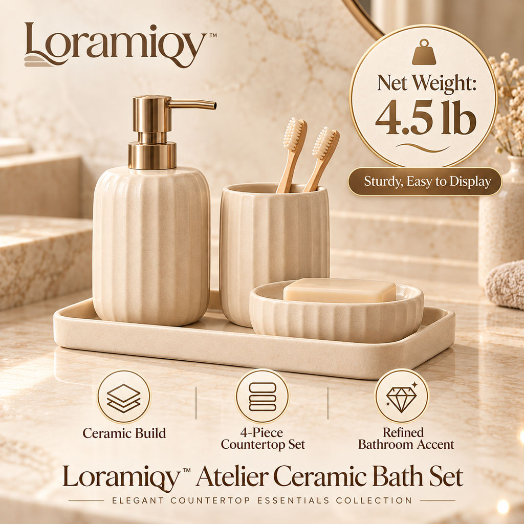 Loramiqy™ Atelier Ceramic Bath Set