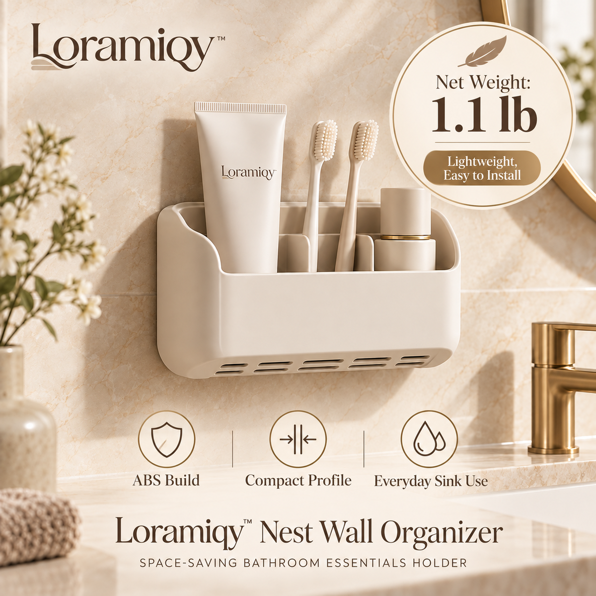 Loramiqy™ Nest Wall Organizer