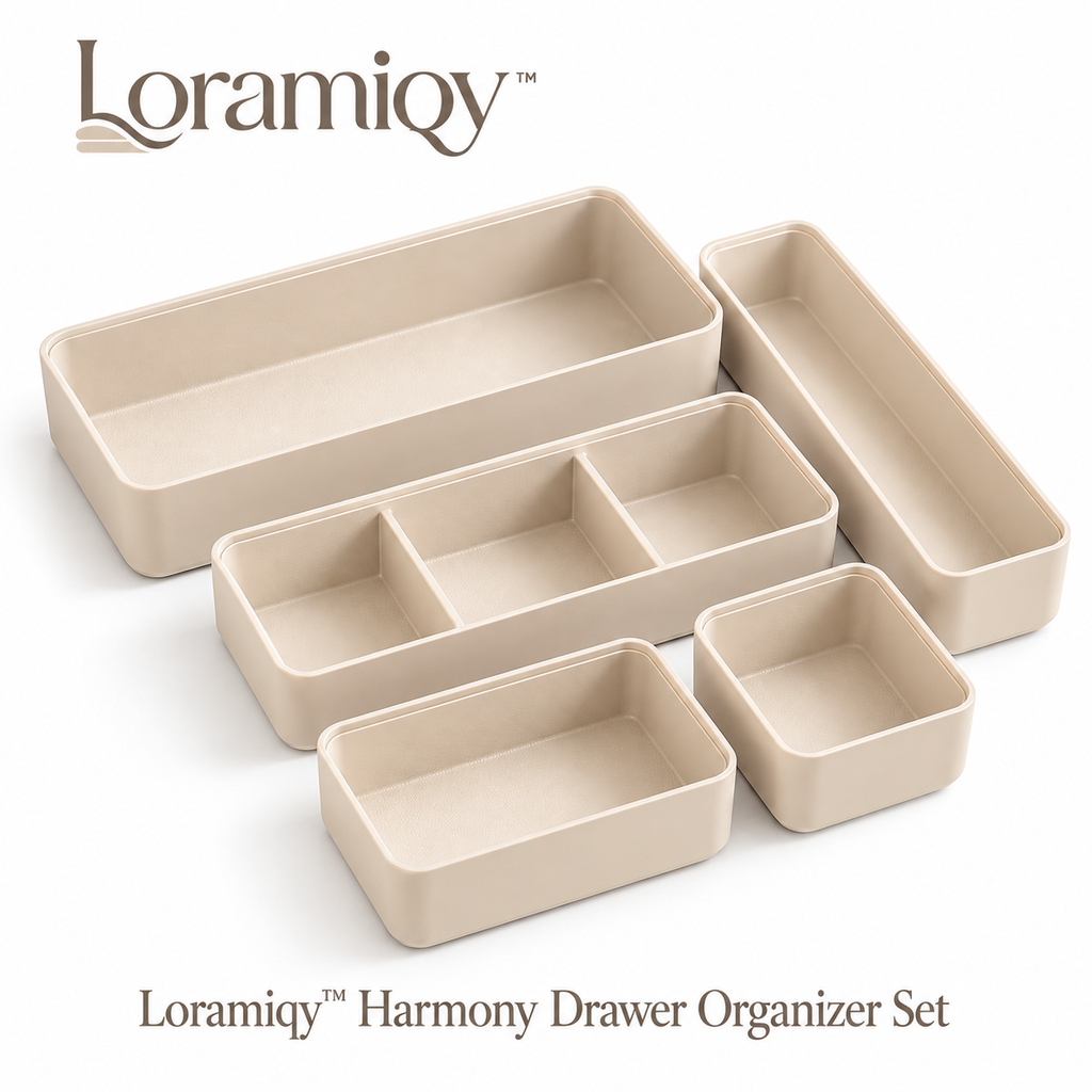Loramiqy™ Harmony Drawer Organizer Set
